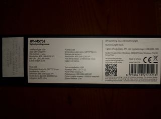 Ratón Gaming Óptico LED RGB