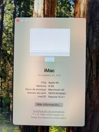 iMac Apple 24" M1 - Impecable