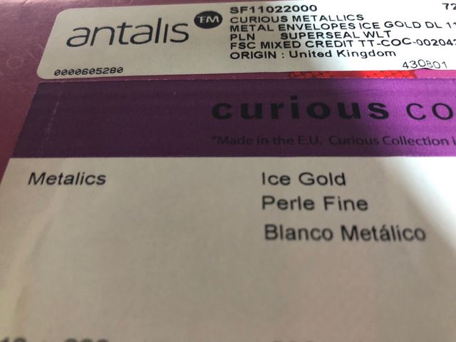 Sobres metalizados (80 unidades)