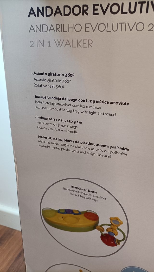 Andador Bebé Bbest 2 en 1