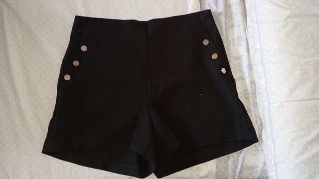 Shorts negros Lefties -talla L