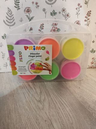Pinturas dedos Primo - 6x100g