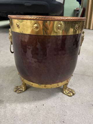 Macetero cobre