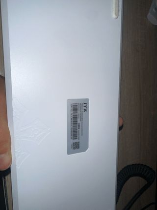 Teclado mecánico IYX MU68 Pro blanco 8K
