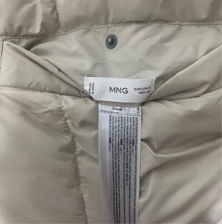 Chaleco Mango reversible gris-beige