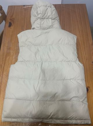 Chaleco Mango reversible gris-beige