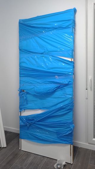 Puerta blindada madera blanca - tengo dos,