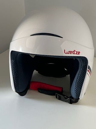 Casco Wed'ze esquí niño blanco