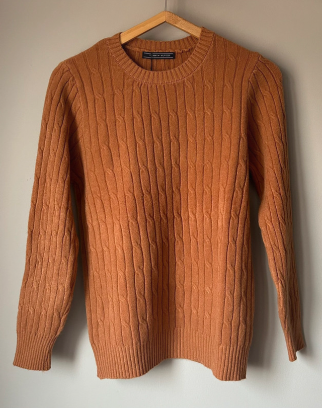 Suéter Tommy H. marrón, talla M