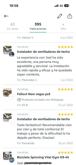 Instalador de ventiladores de techo