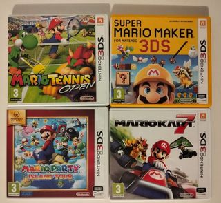 4 Juegos Nintendo 3DS - Mario
