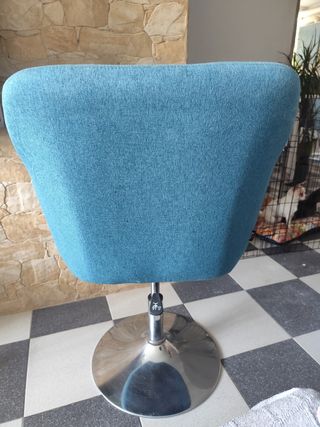 Silla giratoria teal - Peluquería