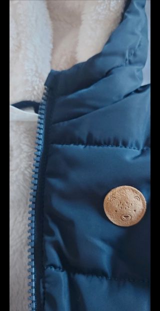Buzo bebé azul marino, con borreguito interior