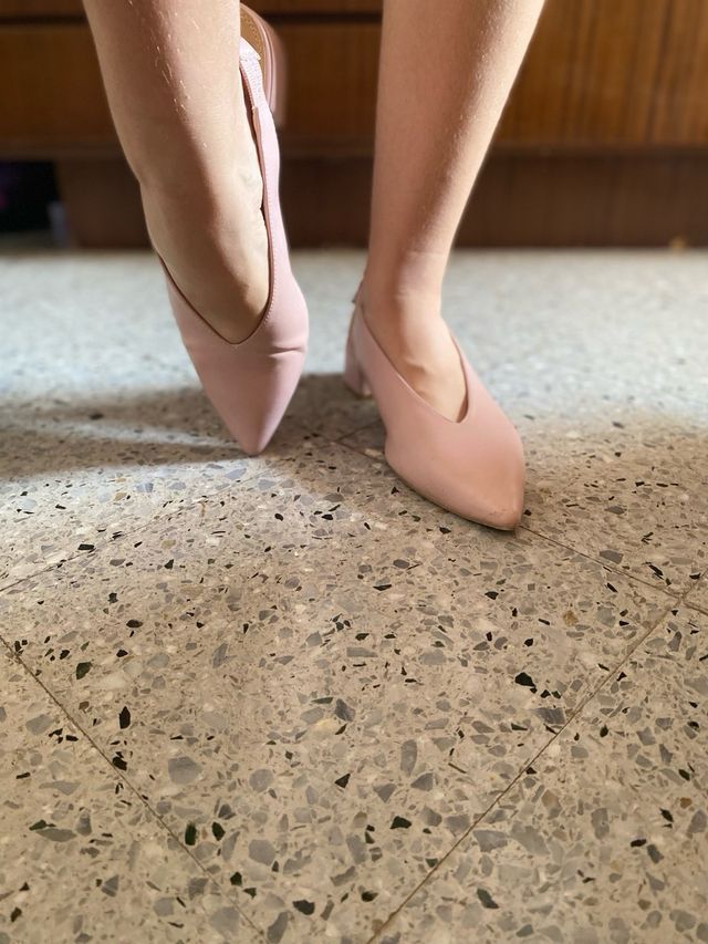 Bailarinas Rosadas MARYPAZ con Talón Elástico