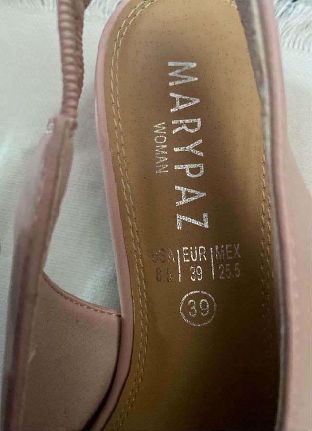 Bailarinas Rosadas MARYPAZ con Talón Elástico