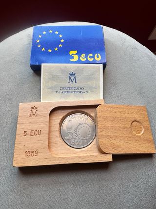  5 Ecus Carlos V 1989