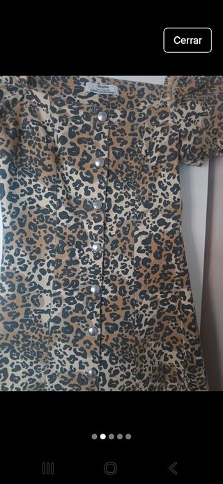 Vestido vaquero 
Leopardo - Talla xs