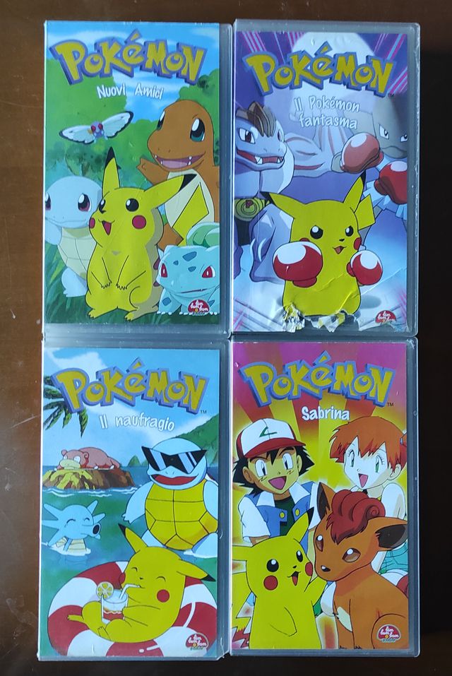 VHS Pokemon anni '90 - 14 nastri