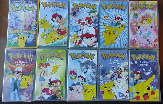 VHS Pokemon anni '90 - 14 nastri