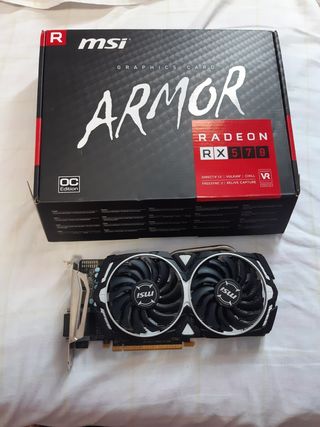 Gráfica MSI Radeon RX 570 Armor OC
