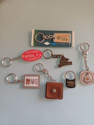 5 Llaveros Vintage Publicitarios