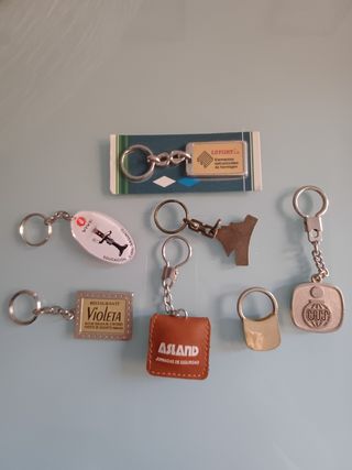 5 Llaveros Vintage Publicitarios