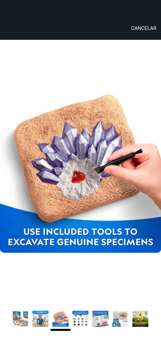 Kit excavación Mega Gemstone National Geographic