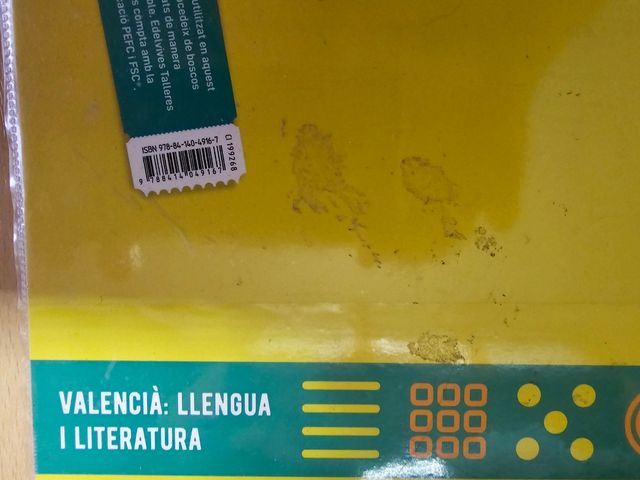 Libro texto valenciano. Maristas Alicante.