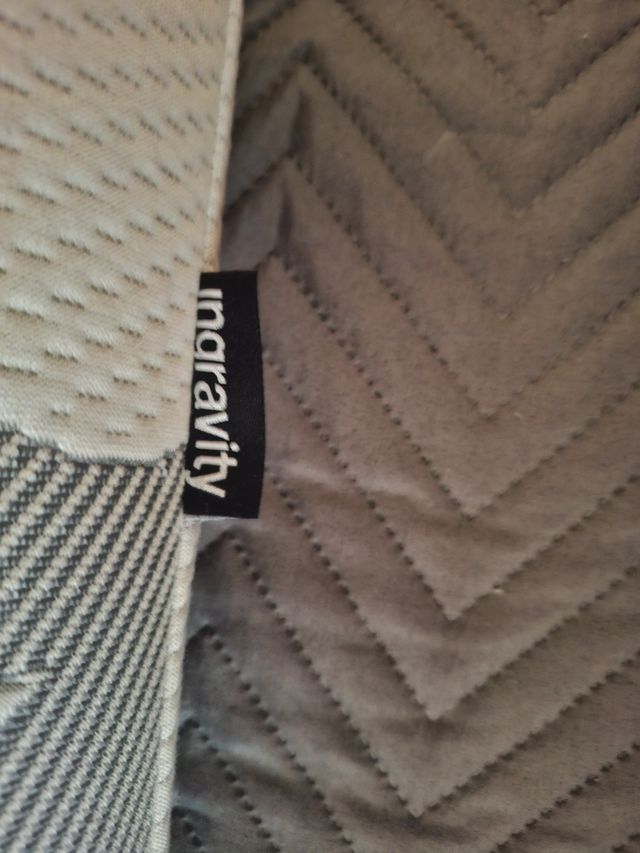 Almohada Tencel - Gris y Blanca