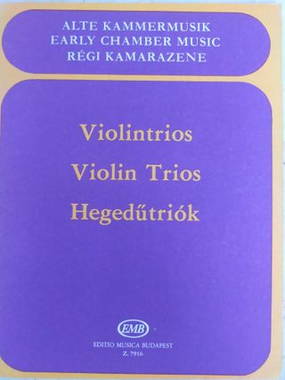 Partituras para dos y tres violines