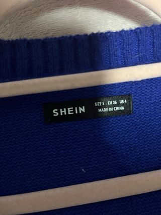 Jersey SHEIN azul - Talla S