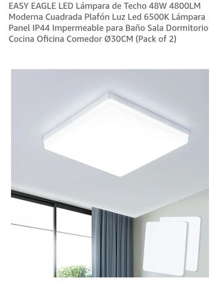 2 Lámparas LED techo 48W - EASY EAGLE