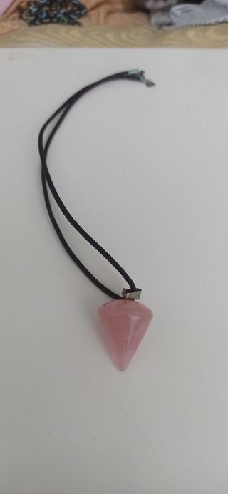 Colgante Cuarzo Rosa