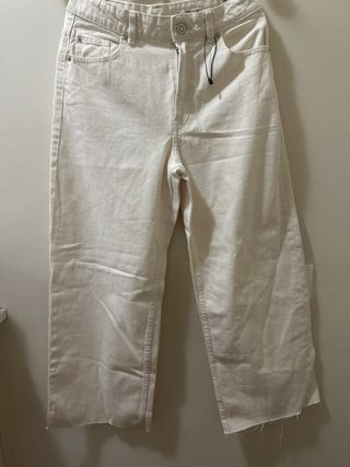 Pantalones vaqueros beige - Talla M