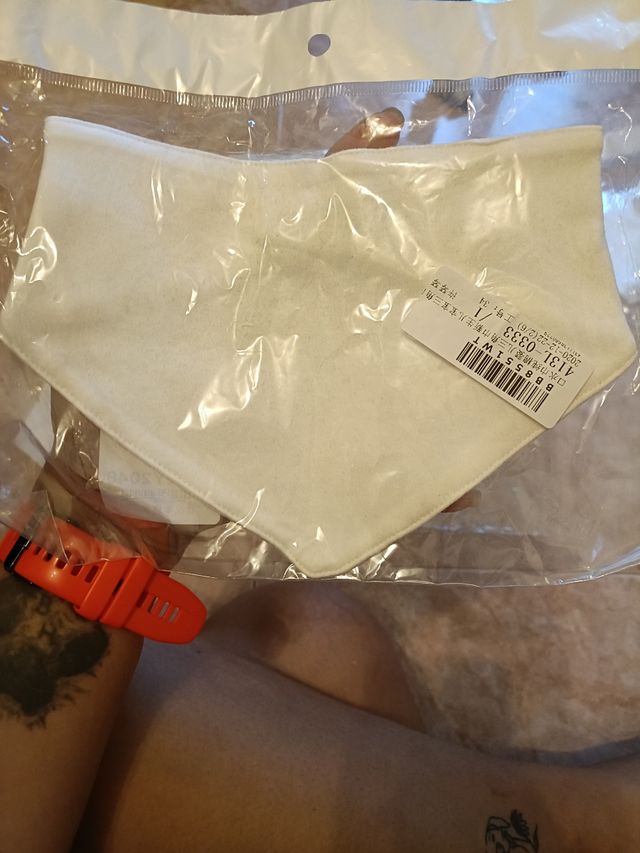 10 Bandanas Blancas Perla