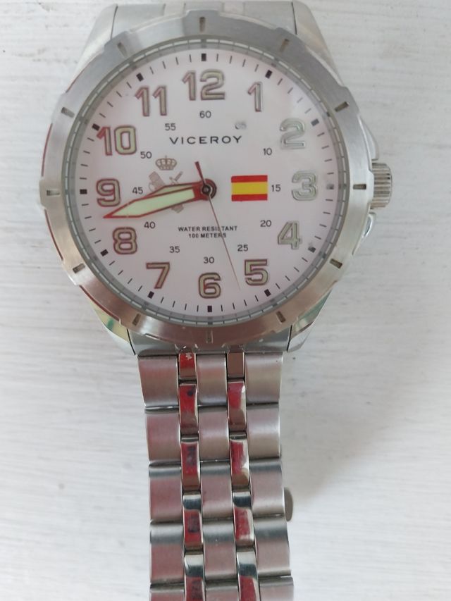 Reloj Viceroy Hombre color blanco y Plata