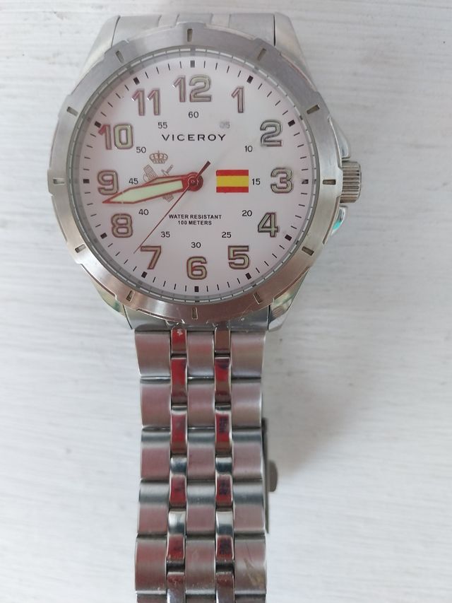 Reloj Viceroy Hombre color blanco y Plata