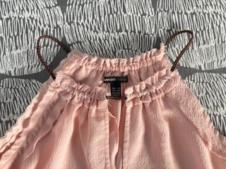 Blusa rosa Mango - Tirantes