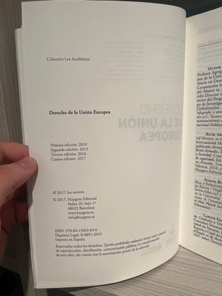 Derecho Unión Europea - 4ª Edición