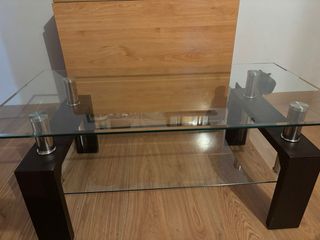 Mesa centro cristal - Moderna