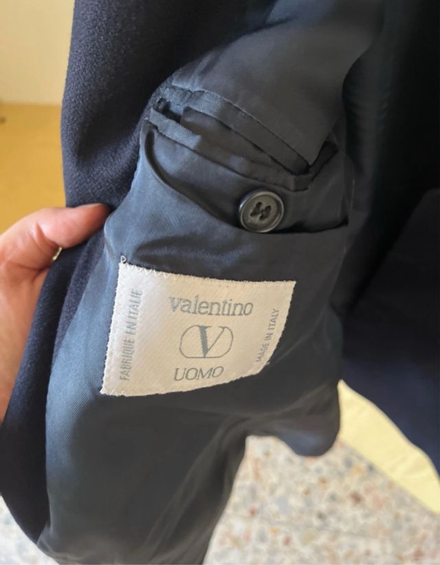 Giacca Uomo Vintage Blu Marino - taglia 54