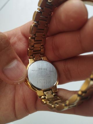 RELOJ SEIKO DORADO A 25 EUROS 