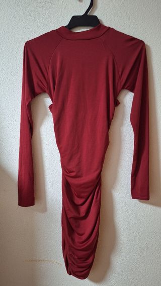 Vestido rojo ajustado fiesta