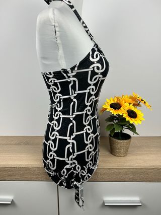 Top negro y blanco - Talla M/L