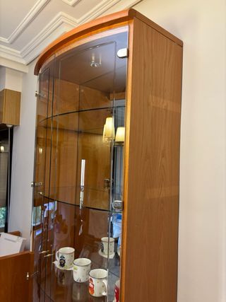 Lote Muebles salón: Vitrina + aparador 