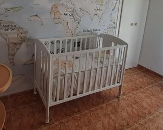 Cuna colecho bebé blanco