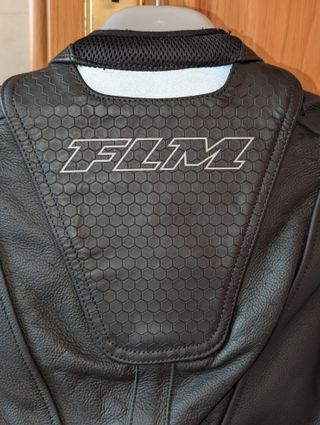 Chaqueta moto cuero FLM. TallaS