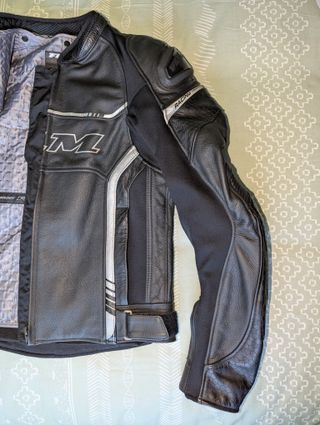 Chaqueta moto cuero FLM. TallaS