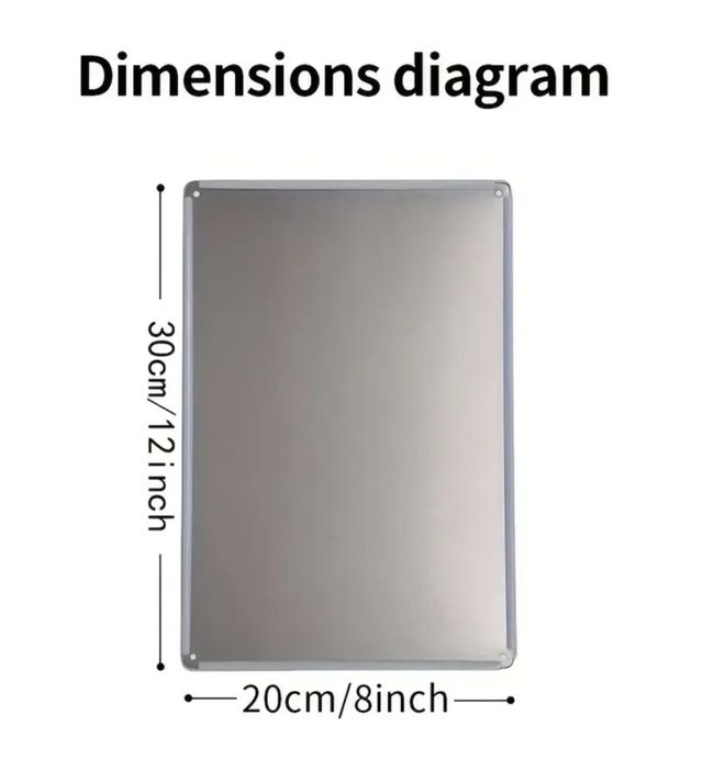 Cartel metálico Ozzy Osbourne. Nuevo.