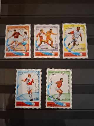 Sellos Francia 98 Fútbol Afganistán